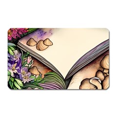 Enchantress Mushroom Charm Gill Wizard Magnet (rectangular) by GardenOfOphir