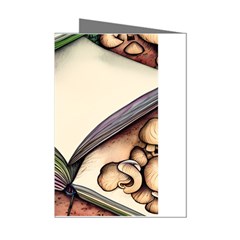 Enchantress Mushroom Charm Gill Wizard Mini Greeting Cards (pkg Of 8) by GardenOfOphir