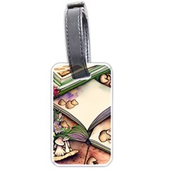 Enchantress Mushroom Charm Gill Wizard Luggage Tag (one Side) by GardenOfOphir