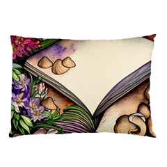 Enchantress Mushroom Charm Gill Wizard Pillow Case (two Sides) by GardenOfOphir