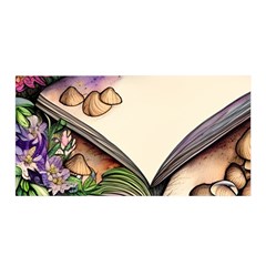 Enchantress Mushroom Charm Gill Wizard Satin Wrap 35  X 70 