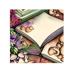 Enchantress Mushroom Charm Gill Wizard Square Satin Scarf (30  X 30 )