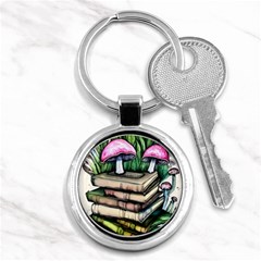 Liberty Cap Magic Mushroom Charm Key Chain (round) by GardenOfOphir