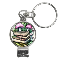 Liberty Cap Magic Mushroom Charm Nail Clippers Key Chain