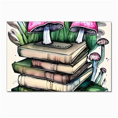 Liberty Cap Magic Mushroom Charm Postcard 4 x 6  (pkg Of 10) by GardenOfOphir