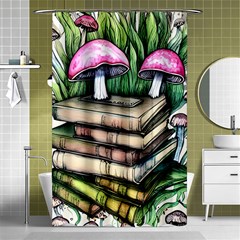 Liberty Cap Magic Mushroom Charm Shower Curtain 48  X 72  (small)  by GardenOfOphir