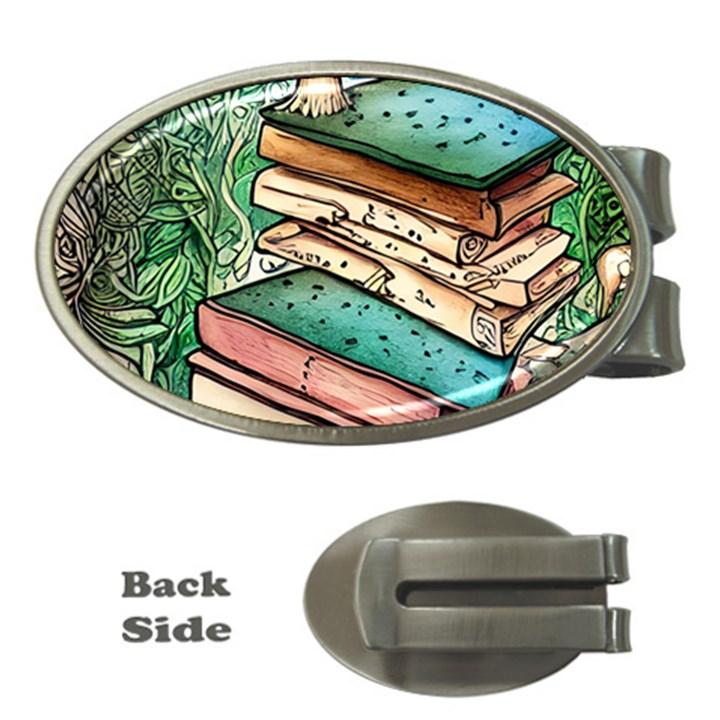 Sacred Mushroom Spell Charm Money Clips (Oval) 