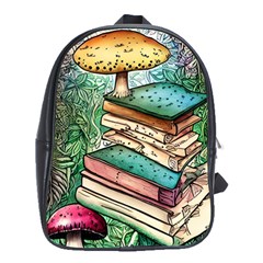 Sacred Mushroom Spell Charm School Bag (large) by GardenOfOphir