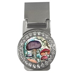 Shroom Magic Mushroom Charm Money Clips (cz)  by GardenOfOphir