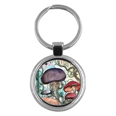 Shroom Magic Mushroom Charm Key Chain (round) by GardenOfOphir