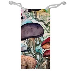 Shroom Magic Mushroom Charm Jewelry Bag by GardenOfOphir