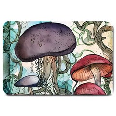 Shroom Magic Mushroom Charm Large Doormat by GardenOfOphir