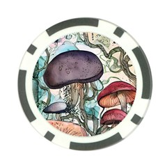 Shroom Magic Mushroom Charm Poker Chip Card Guard (10 Pack) by GardenOfOphir