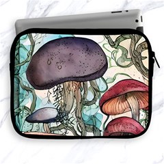 Shroom Magic Mushroom Charm Apple Ipad 2/3/4 Zipper Cases by GardenOfOphir