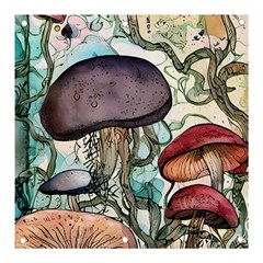 Shroom Magic Mushroom Charm Banner And Sign 3  X 3  by GardenOfOphir