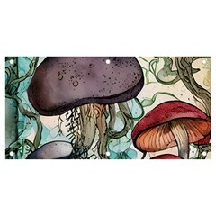 Shroom Magic Mushroom Charm Banner And Sign 4  X 2  by GardenOfOphir