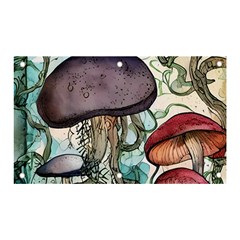 Shroom Magic Mushroom Charm Banner And Sign 5  X 3  by GardenOfOphir