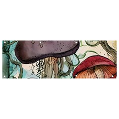 Shroom Magic Mushroom Charm Banner And Sign 9  X 3  by GardenOfOphir