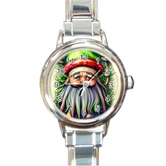 Mushroom Magic Charm Round Italian Charm Watch by GardenOfOphir