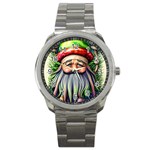 Mushroom Magic Charm Sport Metal Watch Front