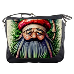 Mushroom Magic Charm Messenger Bag by GardenOfOphir