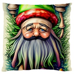 Mushroom Magic Charm Large Cushion Case (one Side) by GardenOfOphir