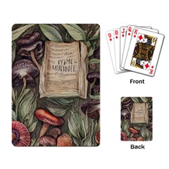 Magic Mushroom Conjure Charm Playing Cards Single Design (rectangle) by GardenOfOphir