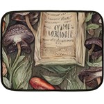 Magic Mushroom Conjure Charm One Side Fleece Blanket (Mini) 35 x27  Blanket