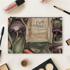 Magic Mushroom Conjure Charm Cosmetic Bag (large) by GardenOfOphir