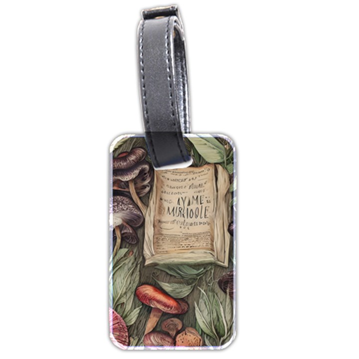 Magic Mushroom Conjure Charm Luggage Tag (two sides)