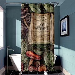 Magic Mushroom Conjure Charm Shower Curtain 36  X 72  (stall)  by GardenOfOphir