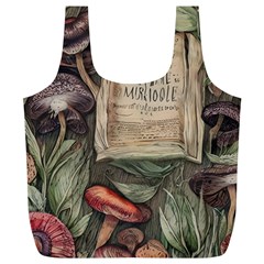 Magic Mushroom Conjure Charm Full Print Recycle Bag (xl) by GardenOfOphir