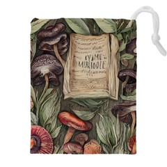 Magic Mushroom Conjure Charm Drawstring Pouch (5xl) by GardenOfOphir