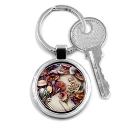 Toadstools And Charms For Necromancy And Conjuration Key Chain (round) by GardenOfOphir