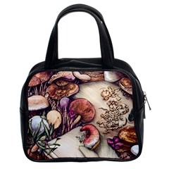 Toadstools And Charms For Necromancy And Conjuration Classic Handbag (two Sides) by GardenOfOphir