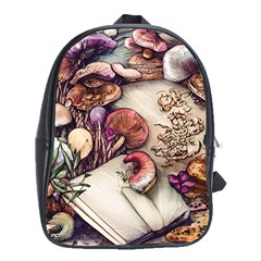 Toadstools And Charms For Necromancy And Conjuration School Bag (xl) by GardenOfOphir