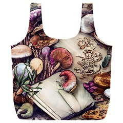 Toadstools And Charms For Necromancy And Conjuration Full Print Recycle Bag (xxl) by GardenOfOphir