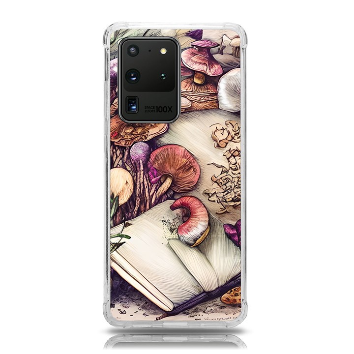 Toadstools And Charms For Necromancy And Conjuration Samsung Galaxy S20 Ultra 6.9 Inch TPU UV Case