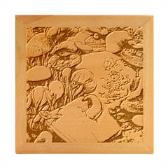 Toadstools And Charms For Necromancy And Conjuration Wood Photo Frame Cube