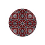 Flat,750x,075,f-pad,750x1000,f8f8f8 Rubber Coaster (Round) Front