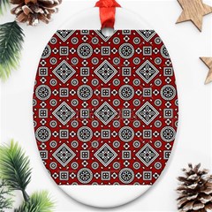 Flat,750x,075,f-pad,750x1000,f8f8f8 Oval Ornament (two Sides)