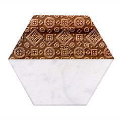 Img 2023 Marble Wood Coaster (hexagon) 