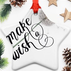 Make A Wish Ornament (star) by digitalparadise