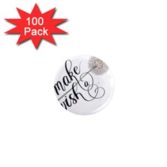 Make A Wish 1  Mini Magnets (100 Pack) 