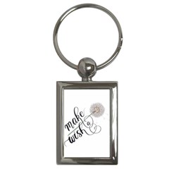 Make A Wish Key Chain (rectangle) by digitalparadise