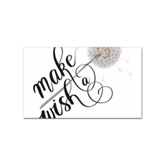 Make A Wish Sticker (rectangular) by digitalparadise