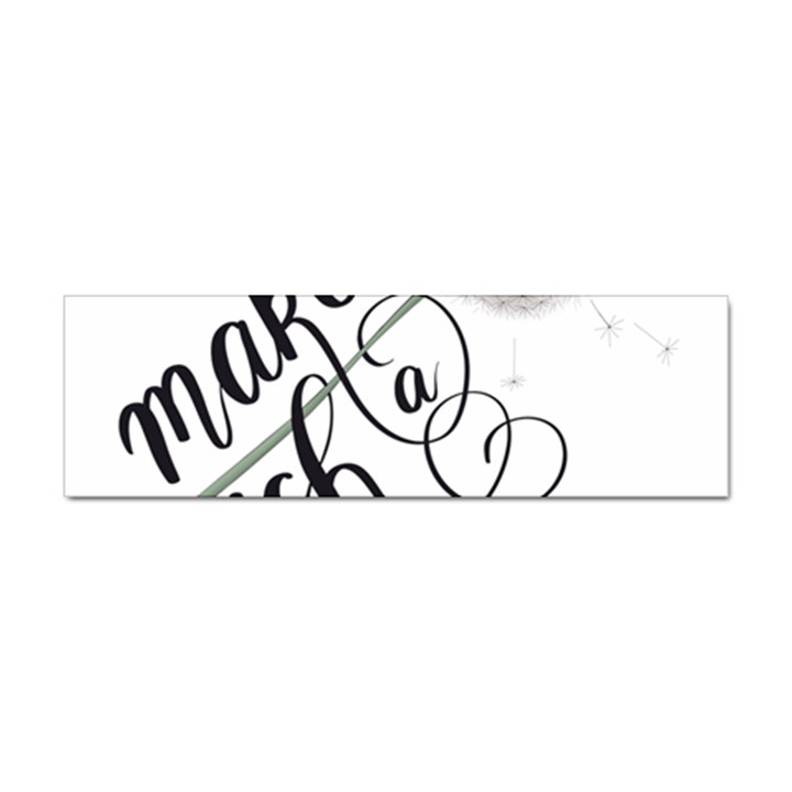 Make A Wish Sticker Bumper (10 pack)