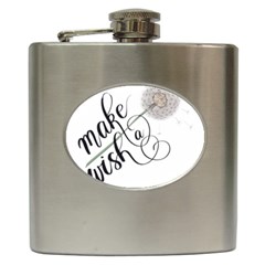 Make A Wish Hip Flask (6 Oz)