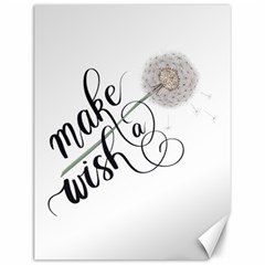 Make A Wish Canvas 12  X 16 