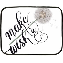 Make A Wish One Side Fleece Blanket (mini) by digitalparadise